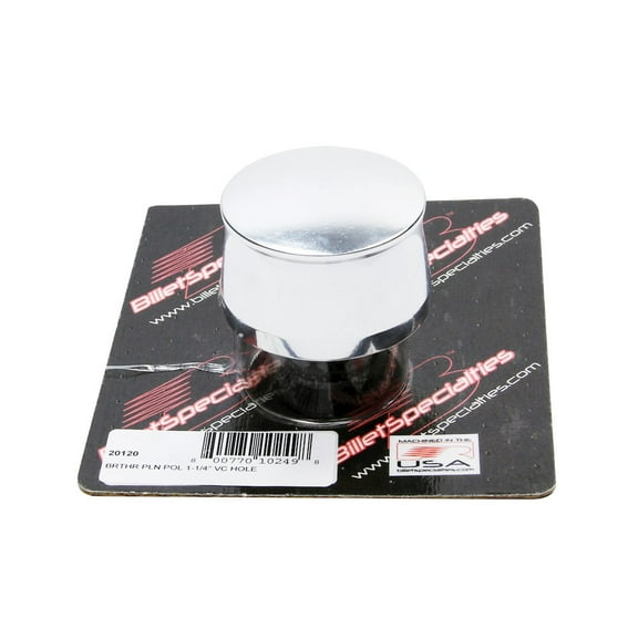 Billet Specialties Polished Breather Plain