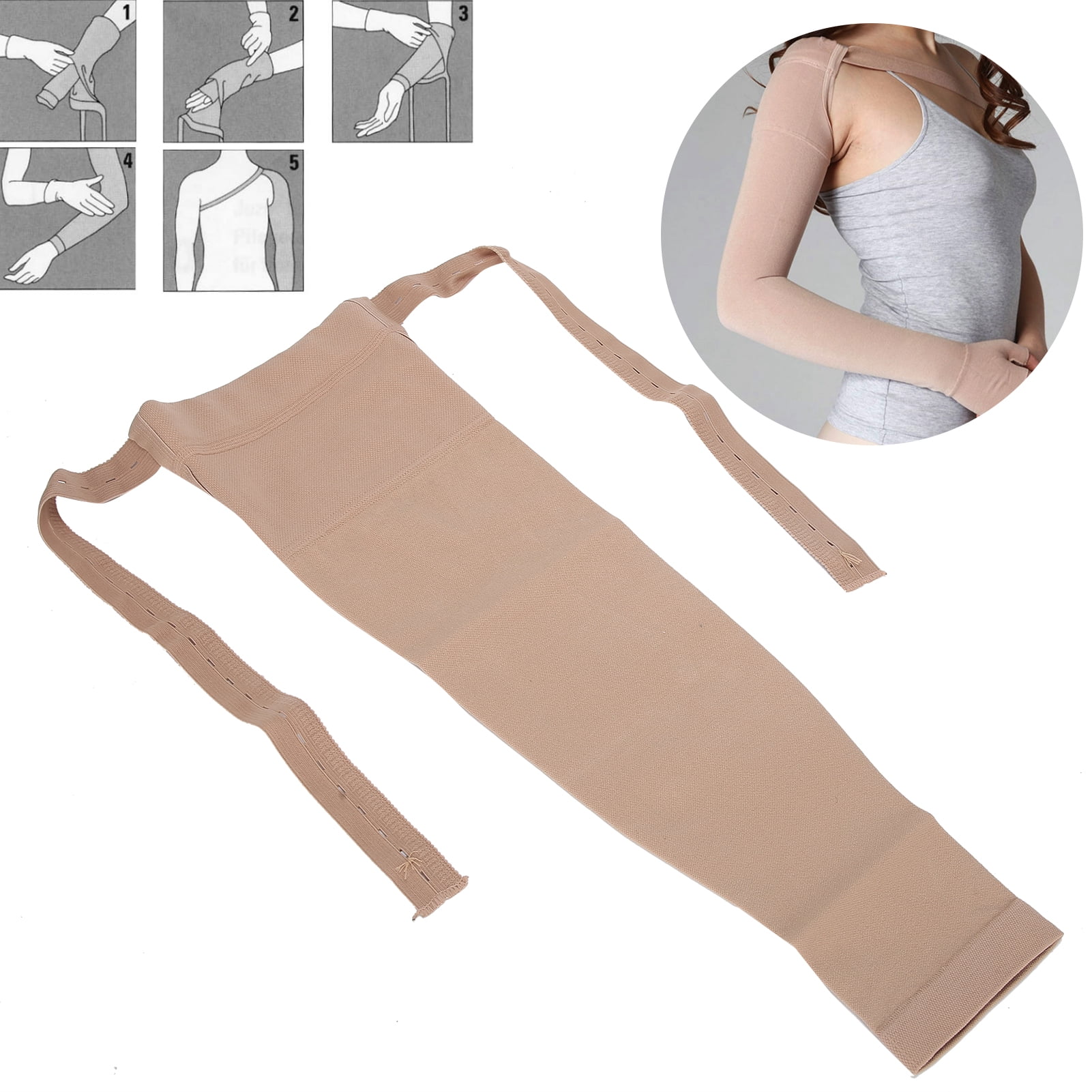 Greensen Post Mastectomy Compression Sleeve Elastic Arm Swelling