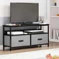 DSstyles 50 Inch Dresser TV Stand, Entertainment Center with Storage, Bedroom Media Console