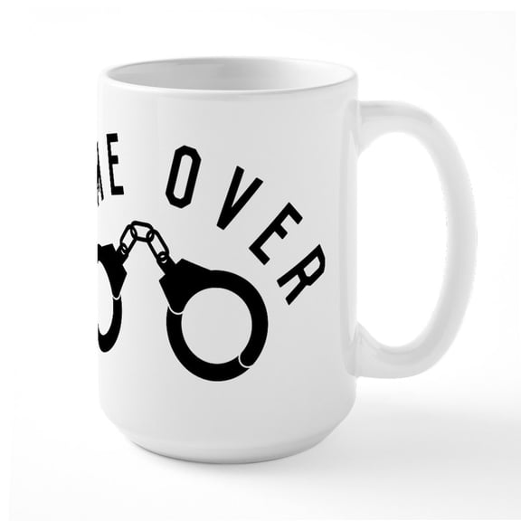 CafePress - Game Over - 15 oz Ceramic Large White Novelty Mug
