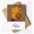 thumbnail image 1 of Middle Ages Dragon Soccer League Welcome Back Greeting Cards Envelopes Blank, 1 of 3