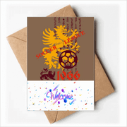 Middle Ages Dragon Soccer League Welcome Back Greeting Cards Envelopes Blank