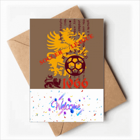 Middle Ages Dragon Soccer League Welcome Back Greeting Cards Envelopes Blank