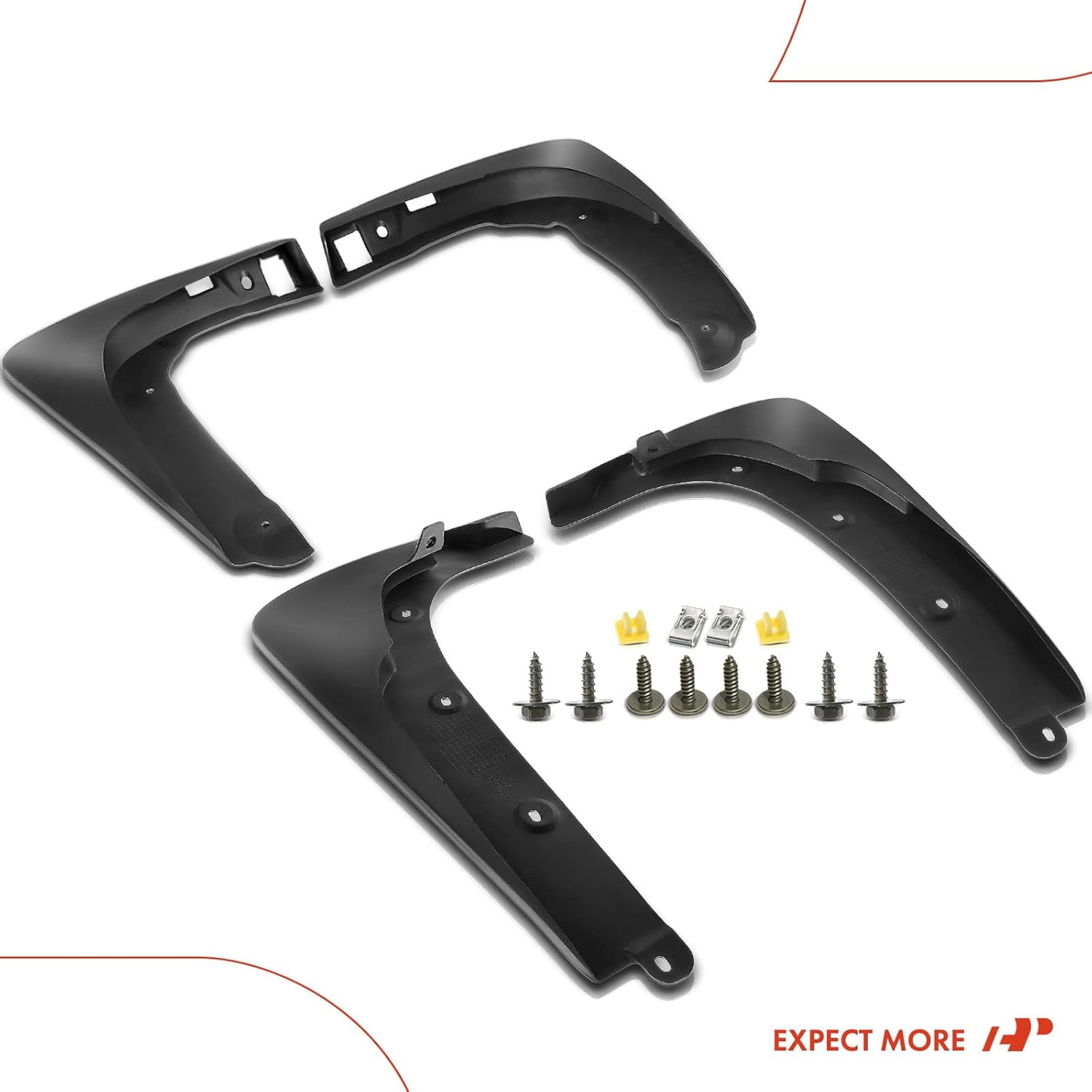 A-Premium Splash Guards Mud Flaps Mudflaps Compatible with Toyota RAV4 Base Sport L 2000-2005 Front & Rear 4-Pcs Kit