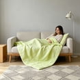thumbnail image 6 of Soft Gauze Summer Quilt Lightweight Breathable Washed Voile Bedspread, 6 of 6