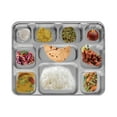 thumbnail image 3 of 10 Compartment Silver Disposable Party Thali Plates by Poojabazar (100 Pack), 3 of 7