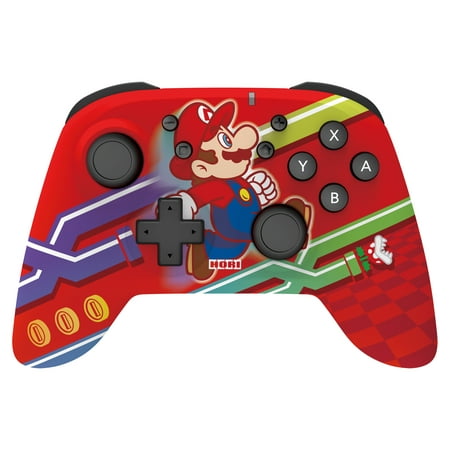 Hori - Red  Super Mario Edition  Nintendo Switch  Wireless HORIPAD Video Game Controlle