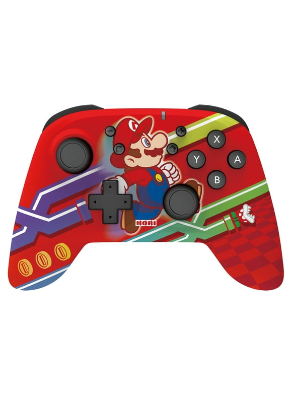 Hori - Red, Super Mario Edition, Nintendo Switch, Wireless HORIPAD Video Game Controlle