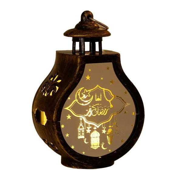 Ramadan Decoration 2024 Led Lantern Light Eid Mubarak Ornaments
