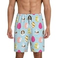 thumbnail image 1 of Fotbe Happy Easter Pantalones Cortos de Pijama para Hombre, Ropa de Dormir, Pantalones de Pijama Cortos para Hombre-3X-Large, 1 of 6