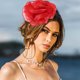 thumbnail image 4 of WEUVEB Floral De Encaje Rojo Para Mujer Y Con Vintage Para Bodas, 4 of 6