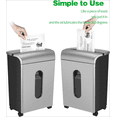thumbnail image 7 of Paper Shredder Lubricant Sheets,12 Sheets Paper Shredder Sharpening and Lubricant Sheets,H 5.98 "X W 8.46",Dosage Version,Comes with 1 6.6 Gallon Garbage Bag, 7 of 7