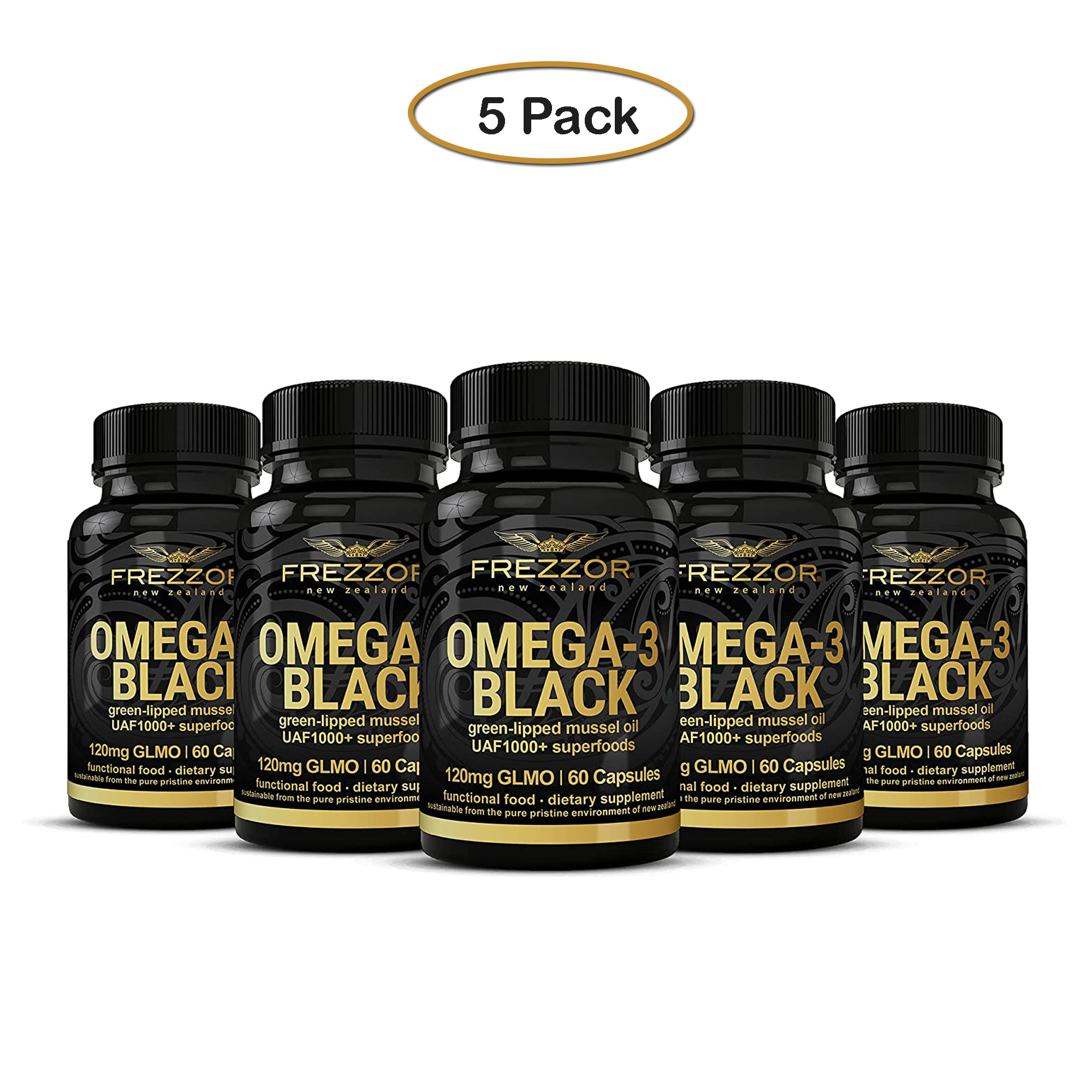 FREZZOR Omega 3 Black Green Lipped Mussel Oil Joint Pain Relief