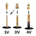 thumbnail image 3 of Bike Pump Tire Valve Adapter Volleyball Basketball Assortment Set Tyre Soccer Ball Football Inflator Nozzles Cycling Inflating Equipment Accessory, 3 of 7