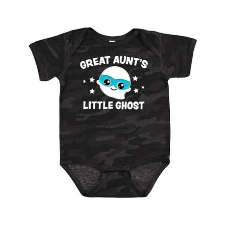 

Inktastic Cute Great Aunt s Little Ghost with Stars Gift Baby Boy or Baby Girl Bodysuit