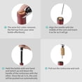 thumbnail image 2 of Air-Pump Wine Opener with Foil Cutter Wine Bottle Opener Wine Corkscrew for Wine Lovers, 2 of 8