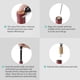 thumbnail image 3 of Abridor de vino con bomba de aire con cortador de papel de aluminio Abridor de botellas de vino Vino Leyfeng Abrebotellas, 3 of 7