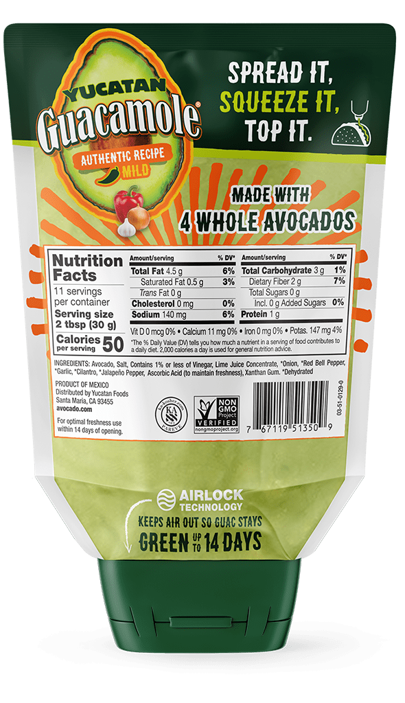 Yucatan Guacamole Squeeze Authentic Style, 12 oz