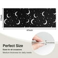 thumbnail image 5 of Black Moon Star Pattern Kitchen Rug Mat,Kitchen Runner Rugs Non Skid Washable,Decorative Kitchen Floor Mats for Kitchen,Sink,Laundry,17"X47", 5 of 5