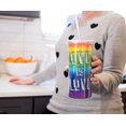 thumbnail image 4 of Cold Cup Silver Buffalo Love is Love, 600 ml, con tapa con purpurina, 4 of 7