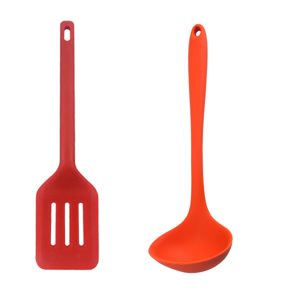 Silicone Cooking Utensils Set of 2, NonStick HeatResistant Silicone