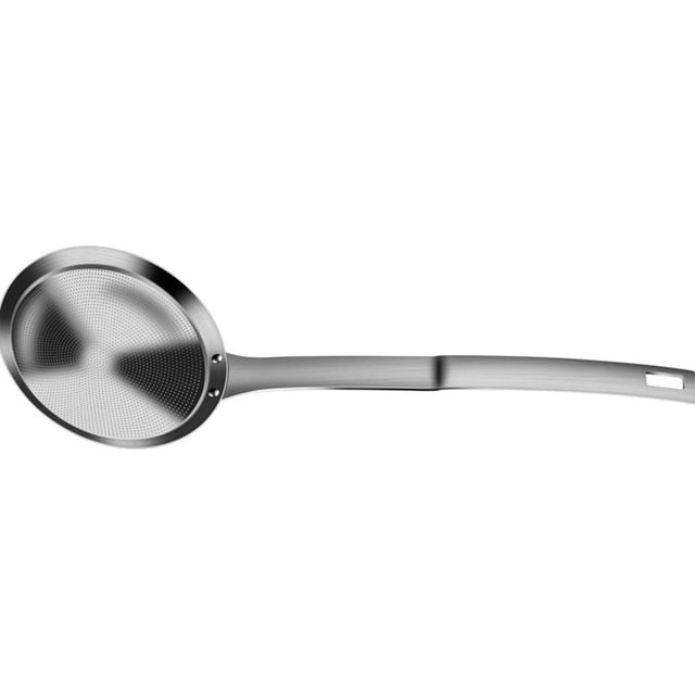 Cuchara espumadera de acero inoxidable, colador de alimentos, cucharón, colador de espuma para verduras Diámetro 15cm