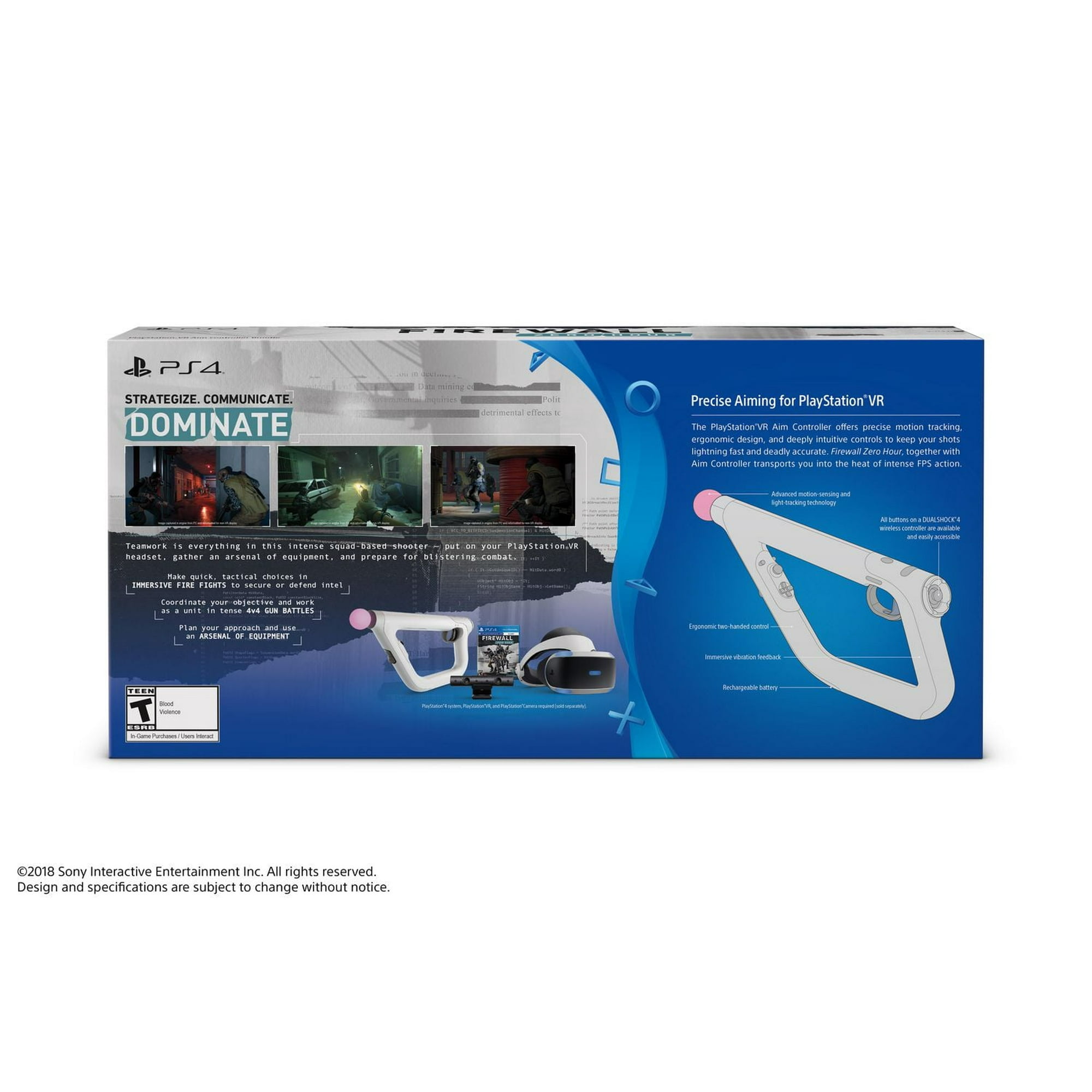 PlayStation®VR Aim Controller Firewall Zero Hour bundle