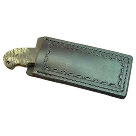 

for Fixed Blade Knife 5 Knife Holster Genuine Leather Knife Holder Dyed Black