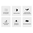 thumbnail image 4 of Waterproof vinyl tablecloths, round heavy duty tablecloths, wipeable tablecloths for kitchen and dining rooms, 4 of 5