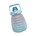 thumbnail image 1 of Taza portátil para exteriores de gran capacidad, taza barrigón multicolor y botella de agua de gran capacidad (botella de agua), 1 of 5