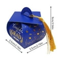 thumbnail image 5 of Sylvtty Graduation Cap Gift Box Class of 2025 Grad Cap Candy Treat Box with Tassel Table Centerpiece for Graduation Party Favors, 5 of 7