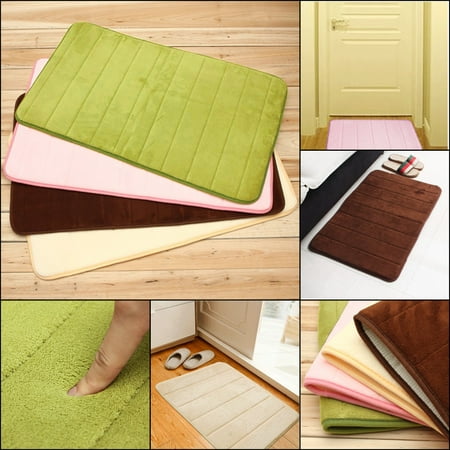 Memory Foam Rugs For Living Room 32''x20''x0.6'' Non-slip Memory Foam Shower Rugs Mats Bathroom Bedroom Door Balcony Carpets Rug ()