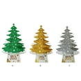 thumbnail image 4 of QualitChoice Tabletop Christmas Tree New Year Xmas Decortaion Warm White Lighting Batter Operated Dining Table Ornament Gold 1Set, 4 of 6