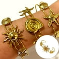 thumbnail image 4 of Starfish Shell Ocean Theme Bracelet Stainless Steel Open End Bangle Jewelry, 4 of 8
