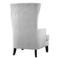 thumbnail image 4 of TOV Furniture Bristol Silver Croc Tall Chair, 4 of 6