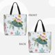 thumbnail image 2 of Fotbe Sea Animal Bolsa Tote con Estampado para Mujer, Bolsos con Cremallera, Bolsa de Hombro Casual de Gran Capacidad con Bolsillos Internos, 2 of 7