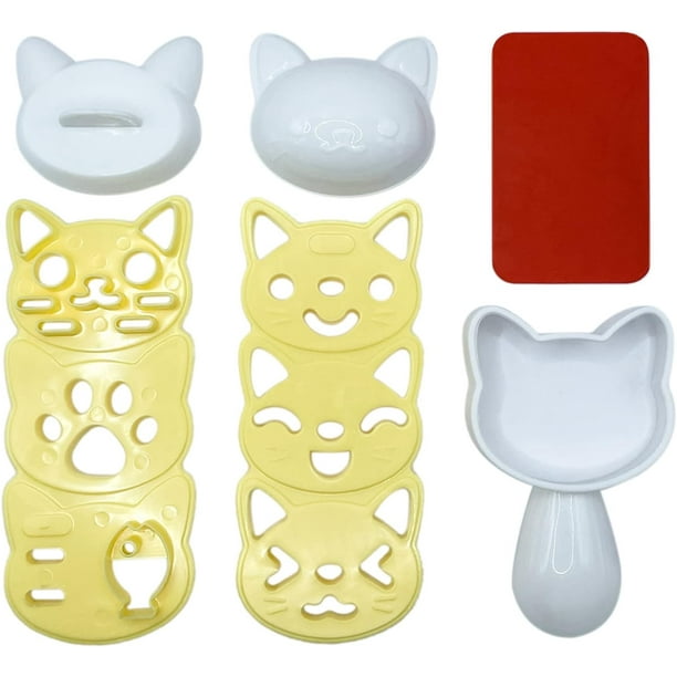 Molde triangular para sushi de 3 piezas, molde para onigiri, arroz para onigiri Molde de bola, molde de sushi, molde de bola de arroz para bento, máquina para hacer onigiri, molde triangular para onig