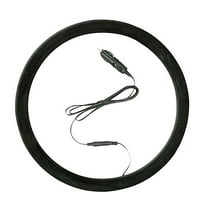 Heated Steering Wheel Cover, Elastic Stretch Steering Wheel Cover, Car Steering Wheel Warmer, Universal 15 inch Hand Warming Steering Wheel Protector Fits for Car Truck SUV