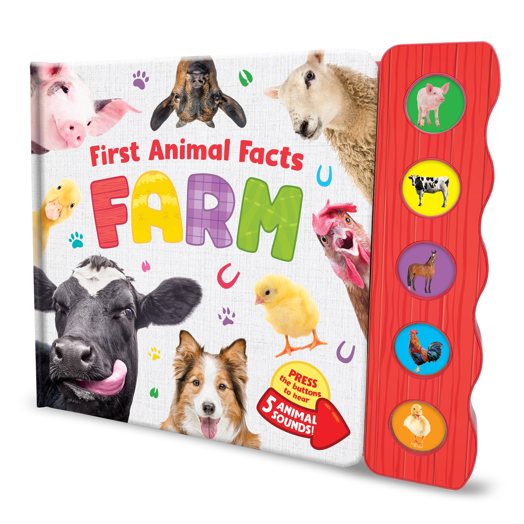 First Animal Facts Farm 5 Button Sound 