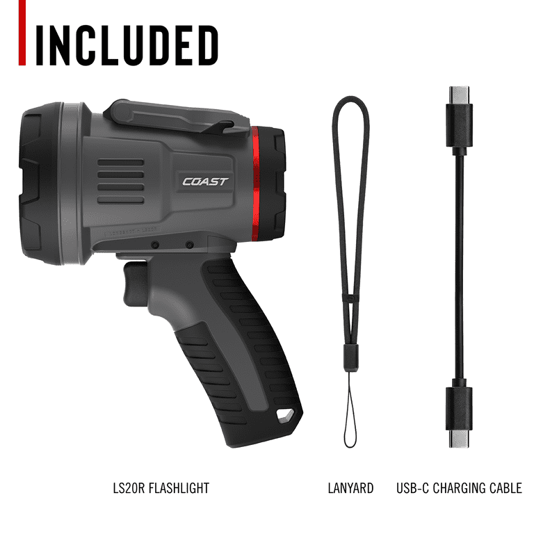 coast rechargeable flashlight charger Charging Cord Type C Cable Compatible with XP11R XPH30R,Goreit,Dsstoc,Unicumoo,Esgofo, Nitecore,RECHOO,BengMxj,GEPROSMA USB C Charging Cable Wall Adapter : Electronics Consolidating multiple charging solutions into one Coast - G60R LED Flashlight