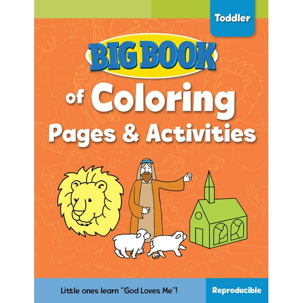 Big Book of Coloring Pages and Activities for Toddlers - Walmart.com