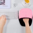 thumbnail image 4 of 2 Pieces Heated Mouse Pad Hand Warmer USB Heated Mousepad Plush Heated Mouse Pad Removable Hand Warming Mouse Pad for Men, 4 of 5