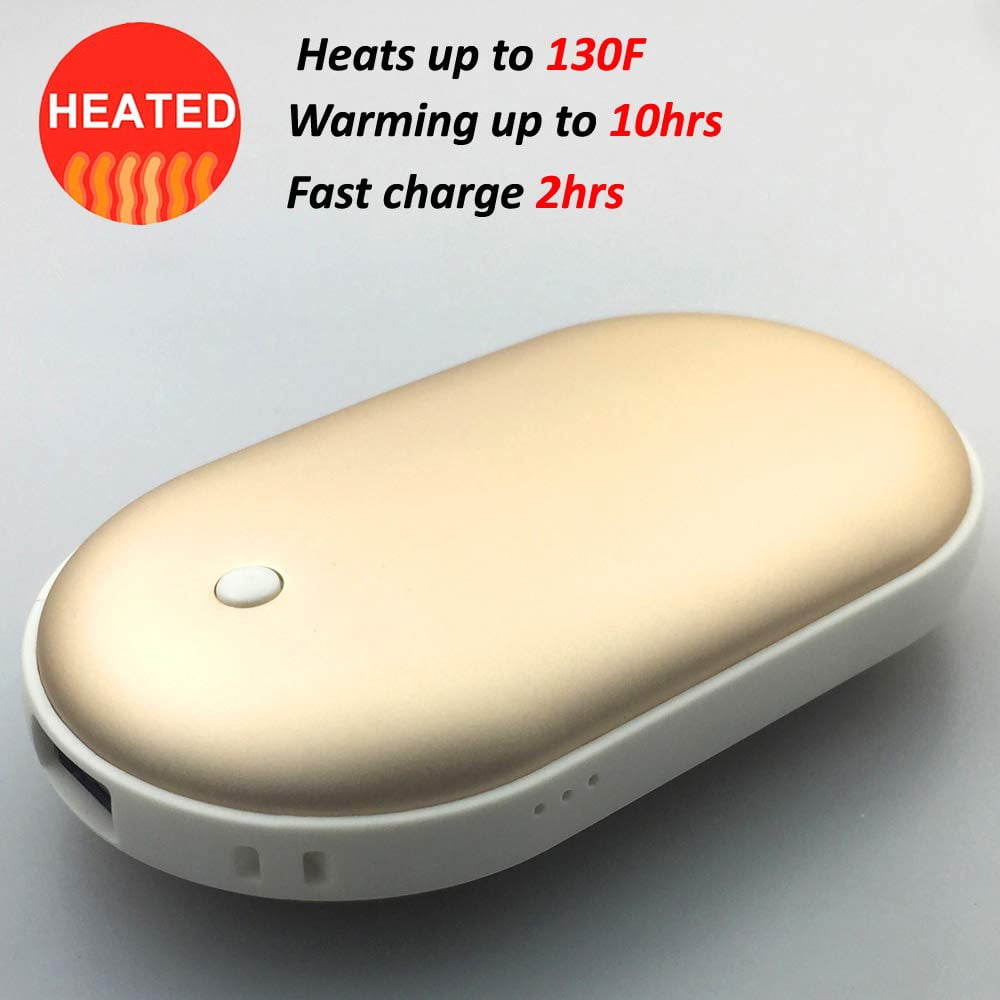 Cobblestone USB Charger PocketElectric Hand Warmer Rechargeable Heater Blue #U 