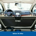 thumbnail image 3 of Parasol Plegable para Parabrisas de Coche IC ICLOVER Bloquear la Luz Del Sol Rayos UV Protector Solar Ventana Delantera Protector de Parasol Verano Invierno para Camiones Furgonetas MPV Vehículos Grandes (75 x35), 3 of 13