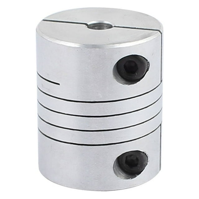 Unique Bargains 5mmx12mm D25xL30 Aluminum Alloy Spline Shaft Flexible Helical Coupling