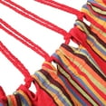 thumbnail image 5 of 2-Person Hanging Hammock Cotton Swing Hammock Bed with Carry Bag Portable Hammock Bed Multifunction Brazilian Style Hammock Red Stripe, 5 of 9
