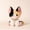 three-colour, variant on Soft Fluffy Calico Cat Stuffed Animal, Cute Big‑Ear Kitten Plush Toy for Kids Decor