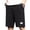 Black, variant on Casual Shorts for Men Big & Tall Drawstring Elastic Waist Summer Beach Casual Running Sports Shorts