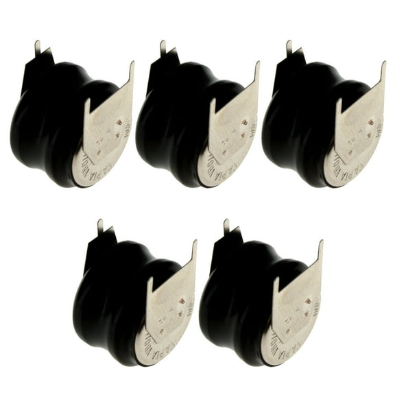 5x Exell 2/V80H 3 Pin 2.4V 80mAh Battery 55608302059 for alarm system, RTC, MBU