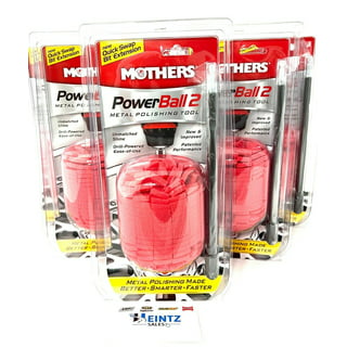 Mothers Powerball Large and Powerball Mini plus Metal Polish and Two  Microfiber Towels